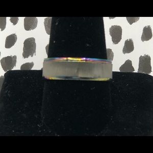 Wedding Band w/beveled edge